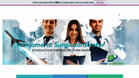 What Surgicoordinator.com website looked like in 2023 (This year)