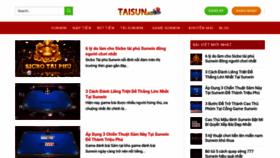 What Sunwin.ninja website looked like in 2023 (1 year ago)
