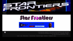 What Starfrontiers.com website looked like in 2023 (This year)