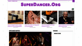 What Superdancer.org website looked like in 2023 (This year)