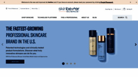 What Skinbetter.com website looked like in 2023 (This year)