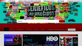 What Seriefilosenfurecidos.com website looked like in 2023 (This year)