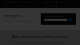 What Sunshine-studios.co.uk website looked like in 2023 (This year)