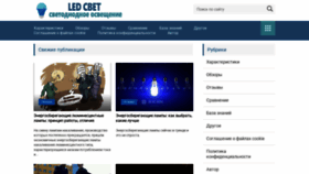 What Svet100led.ru website looked like in 2023 (This year)