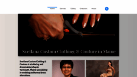 What Svetlanadesign.com website looked like in 2023 (2 years ago)