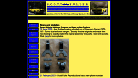 What Scottfullerreproductions.com website looked like in 2023 (This year)
