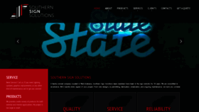 What Southernsignsolutions.com website looked like in 2023 (This year)
