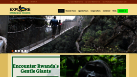 What Safarisrwandasafari.com website looked like in 2023 (This year)