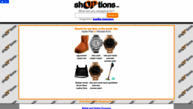 What Shoptions.net website looked like in 2023 (This year)