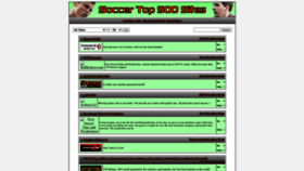 What Soccertop500.com website looked like in 2023 (This year)