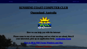 What Sccc.org.au website looked like in 2023 (This year)