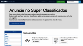 What Superclassificados.com website looked like in 2023 (This year)