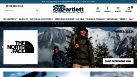 What Skibartlett.com website looked like in 2023 (This year)