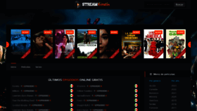 What Streamgratis.co website looked like in 2023 (This year)