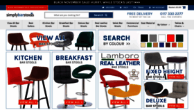 What Simplybarstools.co.uk website looked like in 2023 (This year)