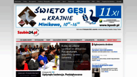What Szubin24.pl website looked like in 2023 (This year)