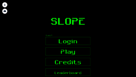 What Slopegame.net website looked like in 2023 (This year)