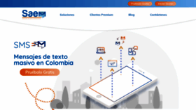 What Saemcolombia.com.co website looked like in 2023 (This year)