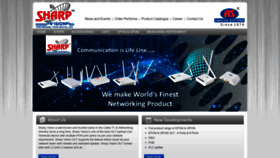 What Sharpvisiononline.in website looked like in 2023 (This year)