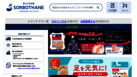 What Sorbothane-shop.com website looked like in 2023 (This year)