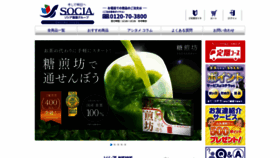 What Socia-group.com website looked like in 2023 (This year)