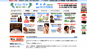 What Shopsorairo.jp website looked like in 2023 (This year)