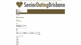 What Seniordatingbrisbane.com website looked like in 2023 (This year)
