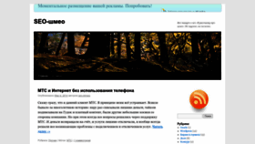 What Seoshmeo.ru website looked like in 2023 (This year)