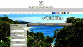 What Samathavillas.com website looked like in 2023 (This year)