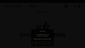 What Smokeandvapor.com website looked like in 2023 (This year)