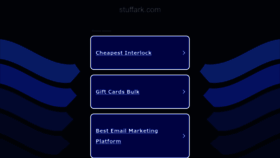 What Stuffark.com website looked like in 2023 (This year)