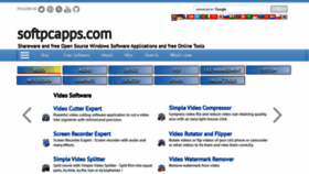 What Softpcapps.com website looked like in 2023 (This year)