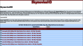 What Skymovieshd.com.vc website looked like in 2023 (This year)