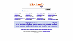 What Saopauloaqui.com.br website looked like in 2023 (1 year ago)