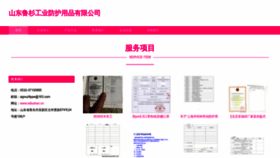 What Sdlushan.cn website looked like in 2023 (This year)