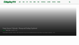What Spikytv.com website looked like in 2023 (This year)
