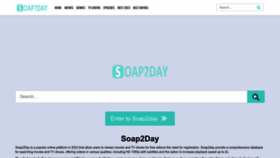 What Soap2day.day website looked like in 2023 (This year)