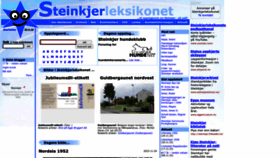 What Steinkjerleksikonet.no website looked like in 2023 (This year)