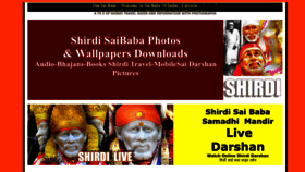 What Saibabaofindia.com website looked like in 2023 (This year)