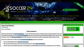 What Soccer24.uk website looked like in 2023 (This year)