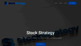 What Stockstrategy.net website looked like in 2023 (This year)