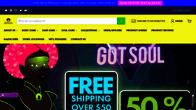 What Soultanicals.com website looked like in 2023 (This year)