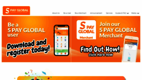 What Spayglobal.my website looked like in 2023 (1 year ago)