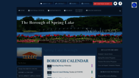 What Springlakeboro.org website looked like in 2023 (This year)