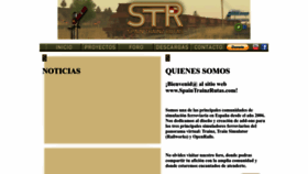 What Spaintrainzrutas.com website looked like in 2023 (This year)