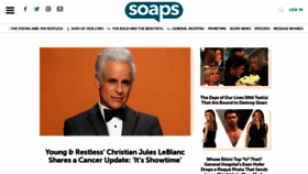 What Soaps.com website looked like in 2023 (This year)
