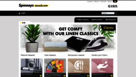 What Spinneysrewards.com website looked like in 2023 (This year)