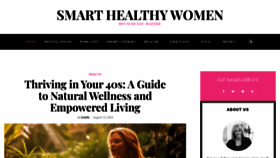 What Smarthealthywomen.com website looked like in 2023 (This year)