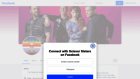 What Scissorsisters.com website looked like in 2023 (This year)