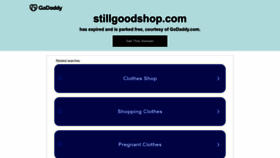 What Stillgoodshop.com website looked like in 2023 (This year)